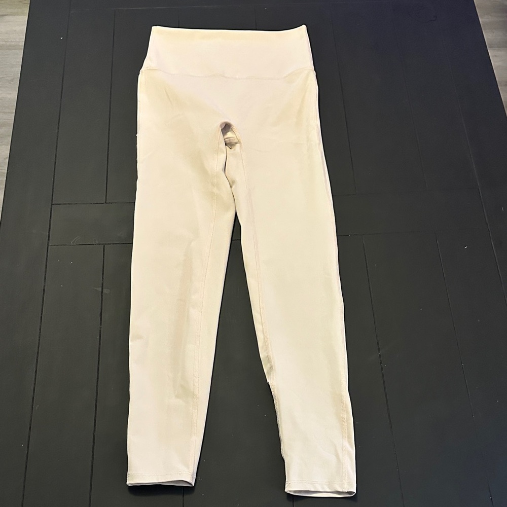 Zenana Outfitters Kids Beige Leggings